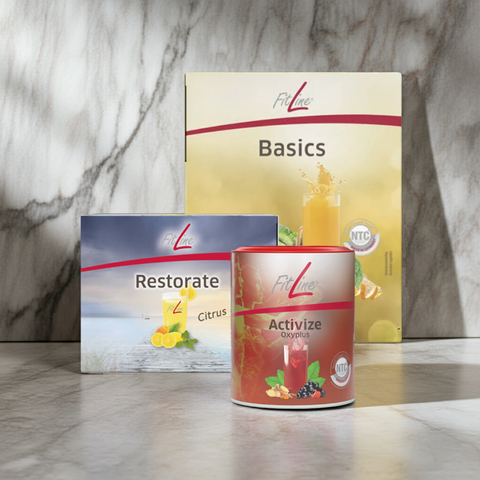 Цена: 5 425 грн. FitLine Basics + Activize + Restorate Citrus