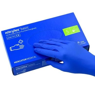 Цена: 300 грн. Фото: Перчатки Nitrylex S одноразовые нитриловые синие 100 шт. LAMiNi.SHOP