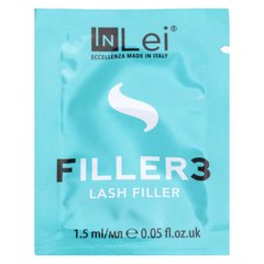 Ціна: 328 грн. Фото: Розчин In Lei Filler3 в саше 1,5 мл для ламінування вій та брів. LAMiNi.SHOP