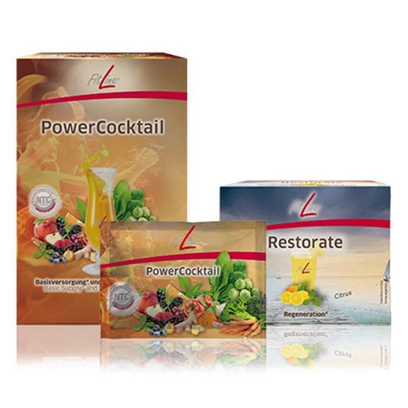 Цена: 4 550 грн. Набор FitLine Power Cocktail + Restorate по 30